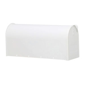 Side of white mailbox