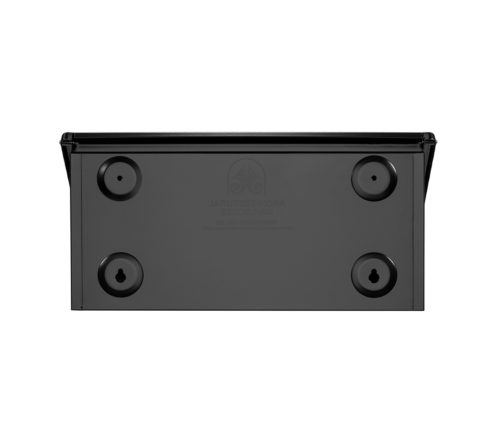 Bottom of black mailbox