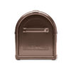 Brown mailbox with brown handle