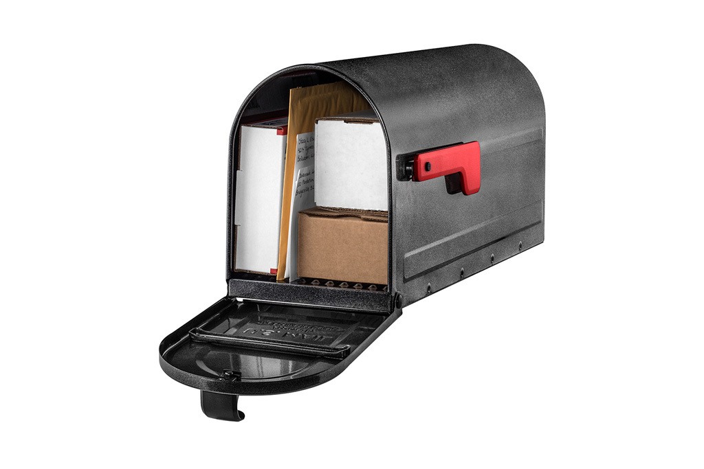 MB1 Post Mount Mailbox – Pewter | Architectural Mailboxes