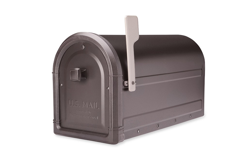 Roxbury Post Mount Mailbox – Rubbed Bronze | Architectural Mailboxes