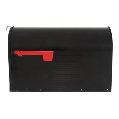 Stanley Post Mount Mailbox – Black | Architectural Mailboxes