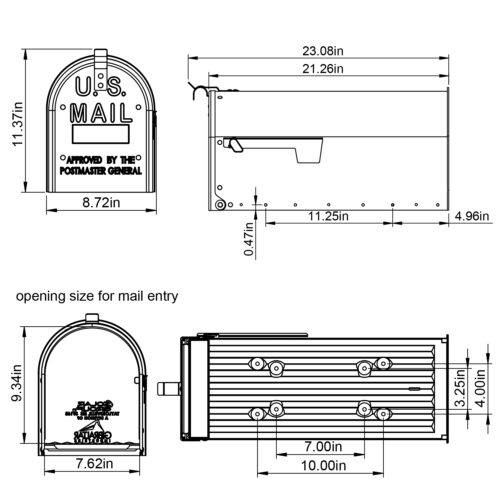 ADM16 Size Dimensions