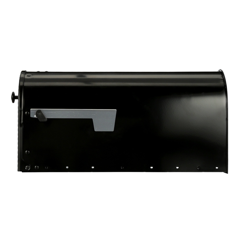 Edwards Post Mount Mailbox – Black | Architectural Mailboxes