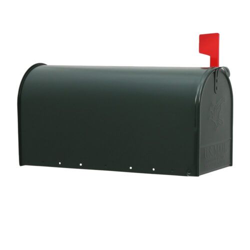 Elite Large Post Mount Mailbox – Green | Architectural Mailboxes