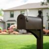 Edwards decorative bronze mailbox