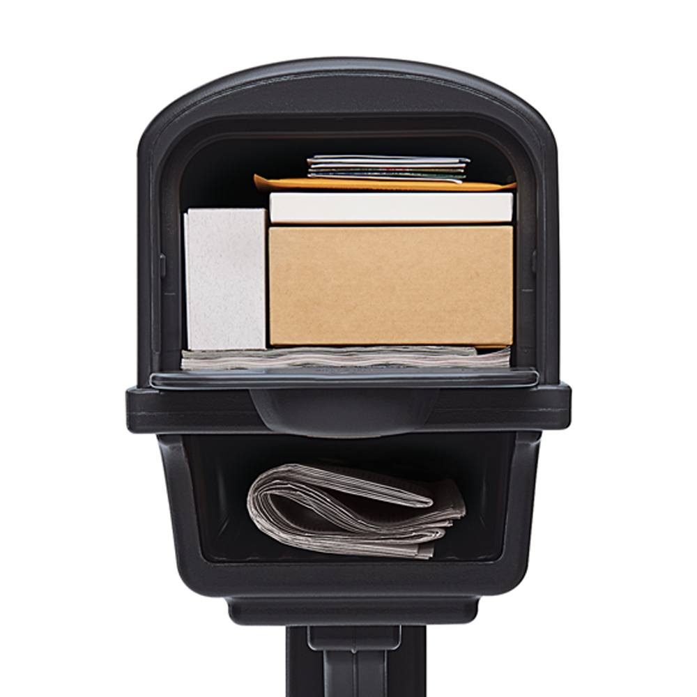 Gentry Mailbox & Post Kit – Black | Architectural Mailboxes