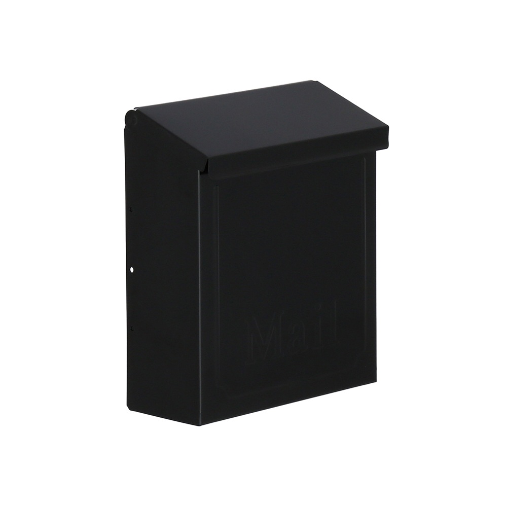 Townhouse Locking Wall Mount Mailbox Black Architectural Mailboxes