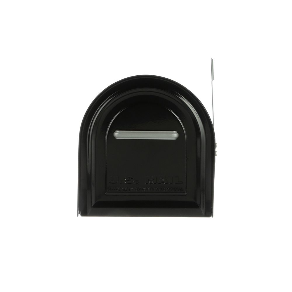 Reliant Locking Post Mount Mailbox – Black | Architectural Mailboxes